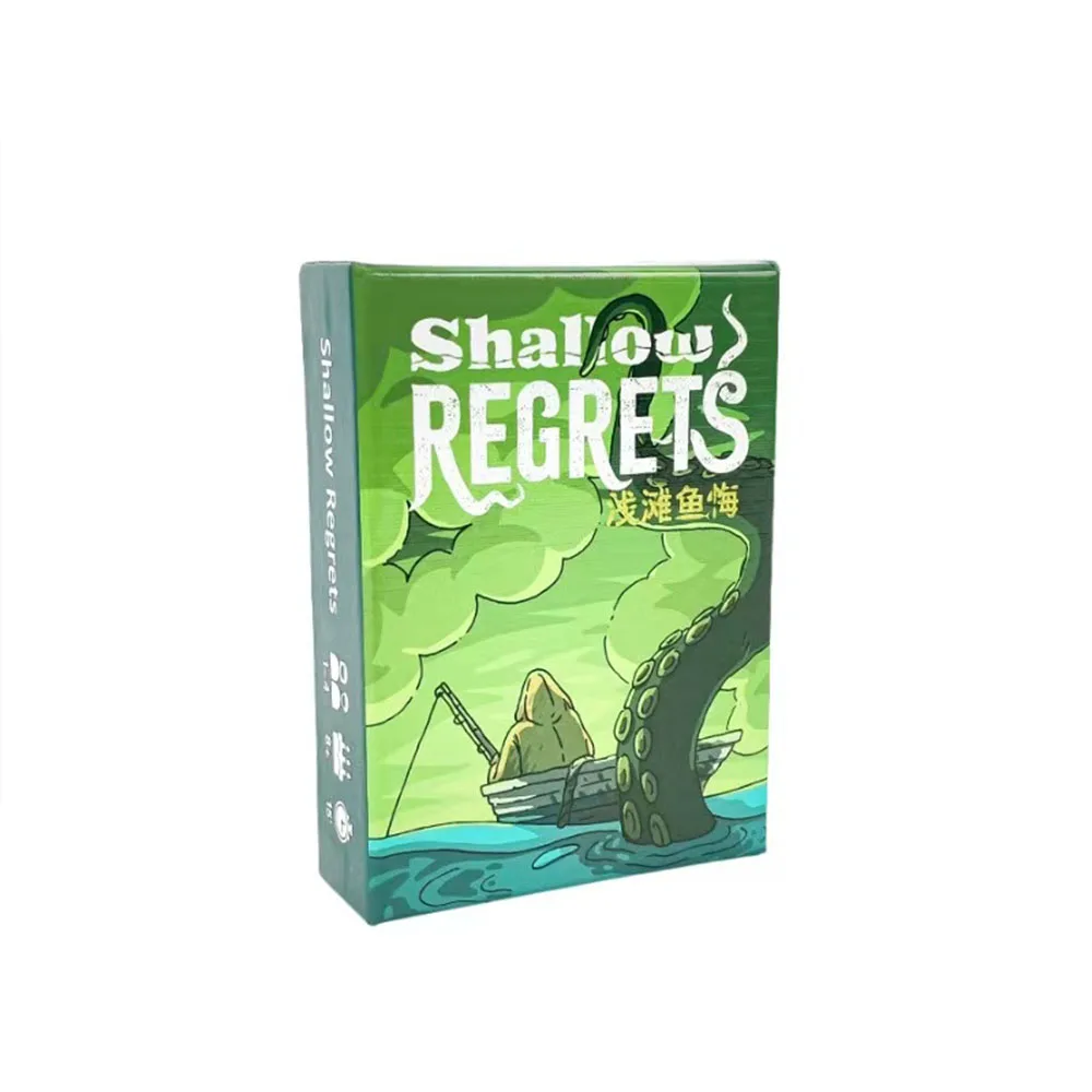 Shallow Regrets Juego de cartas con temática marina Reunión de ocio Juego de mesa multijugador