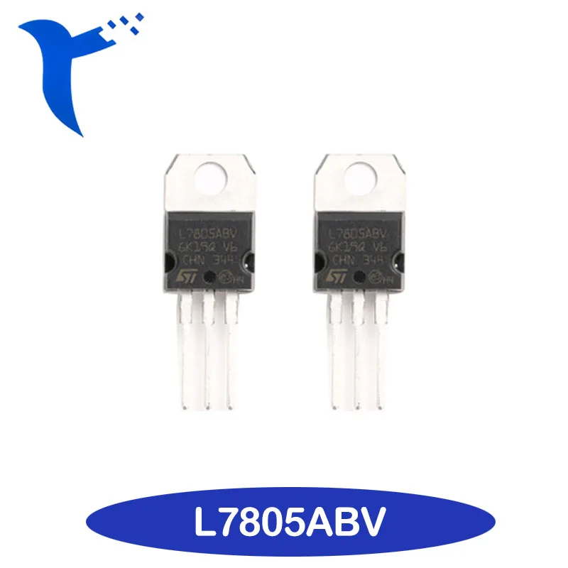 Regulador lineal Plug-In TO220 L7805ABV L7805, nuevo y Original