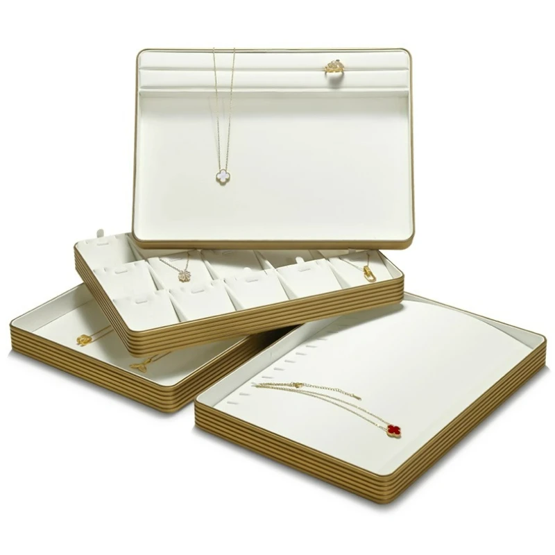 Jewelry display tray, metal necklace pendant, ring bracelet, viewing tray, light luxury jewelry display tray