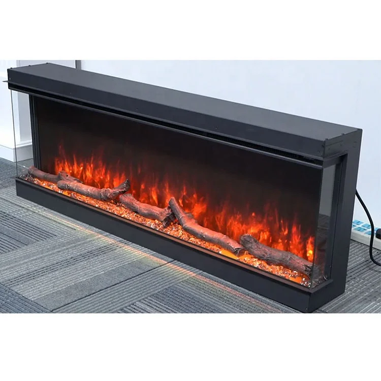 High Quality Indoor Electrical Fireplace Decor Built In Electric Fireplace For Sale