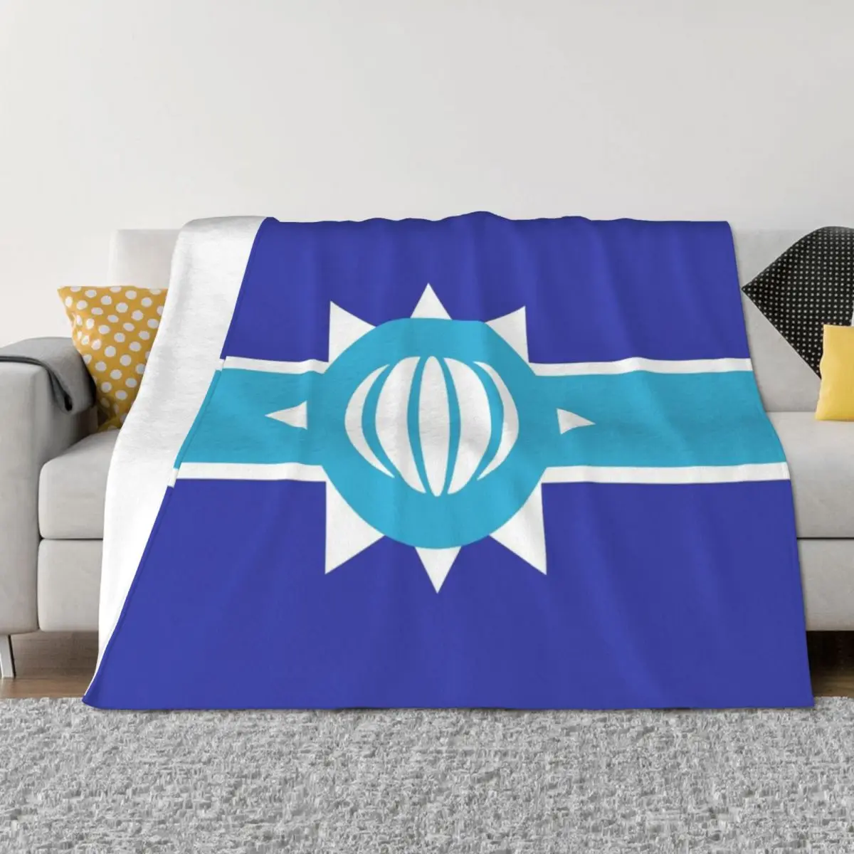 

Antarctic Empire Flag Throw Blanket Blankets Sofas Of Decoration Sofa for sofa Blankets