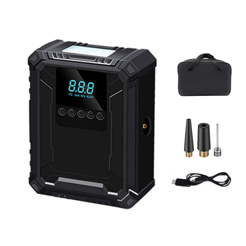 AliExpress Jumunion Portable Air Compressor 12V Car Pumps Tire Inflator Bicycle Pump For Car Compressor Portable Electric Air Pump Tire Air Injector