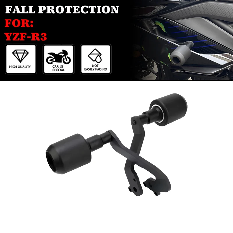 

For YZF-R3 YZF R3 R3 YZF 2019-2024 2020 2021 2022 2023 R3 Motorcycle Frame Sliders Crash Pad Falling Protection Exhaust Slider