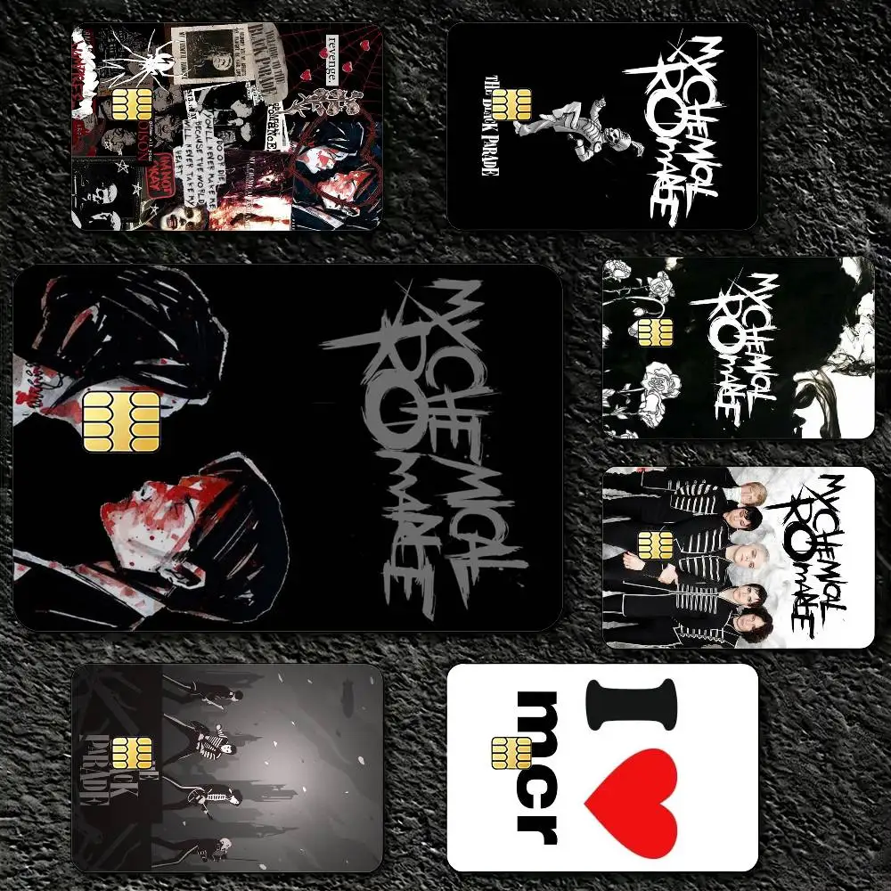 

M-My C-Chemical R-Romance-S Band Credit Card Skin Stickers For VISA Bank Bus Metro Access Card Protective Film Cover Sticker