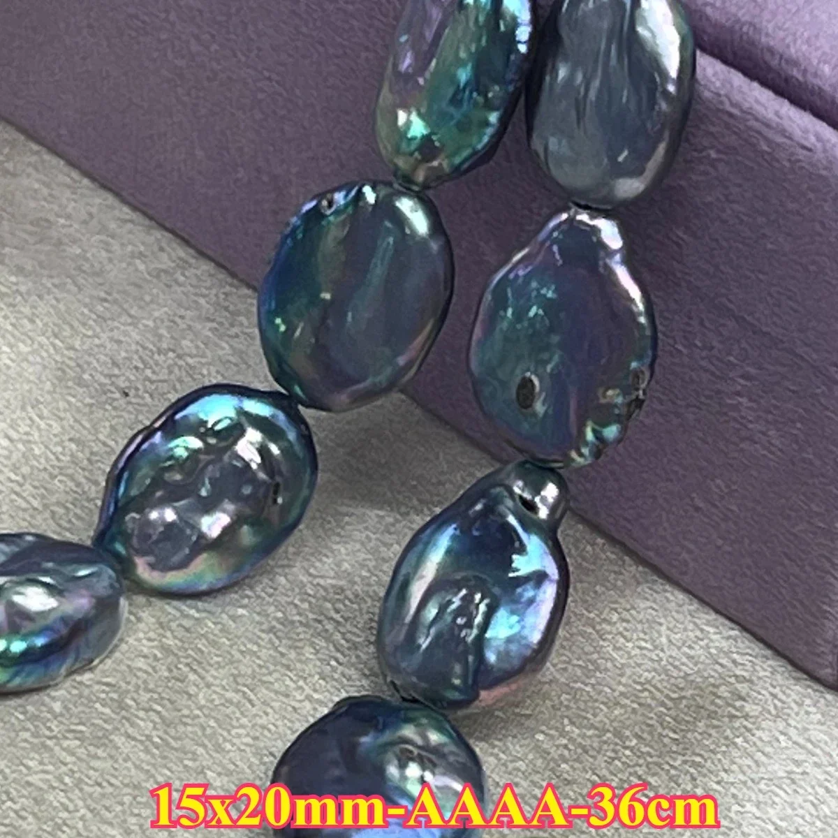

15x20mm AAAA Sparkling Natural Freshwater Pearl Baroque Black Drops Spacer Bead Jewelry Make DIY Necklace Bracelet Women Wedding