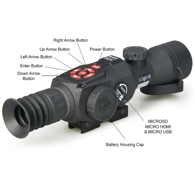 3-14X Green or Red IR Illuminated Night Vision Scope 27-0025