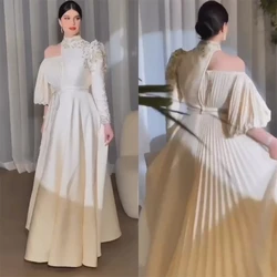 Customized Jiayigong  sparkle	HighCollar A-line Cocktail Sequin Draped S Occasion Evening Gownvestidos de fiesta elegantes para