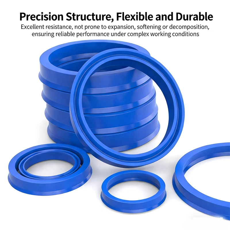 YA Type, Polyurethane(PU), Hydraulic Cylinder Oil Seal, Universal For Piston Rod Hole Shaft, TPU Lip Seal, For Forklift Sealing
