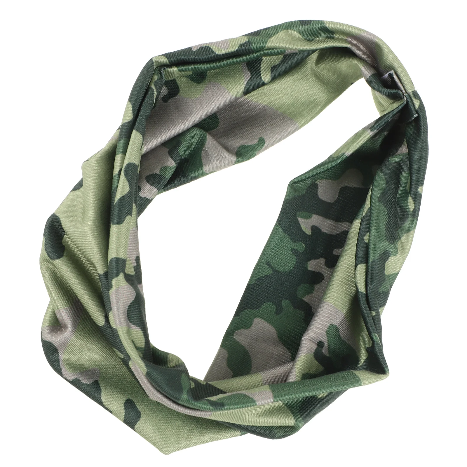 

2pcs Camo Fitness Headband Sweat-Wicking Athletic Band Non-Slip Running Basketball Gym Workout Headbands For Kids Men Women