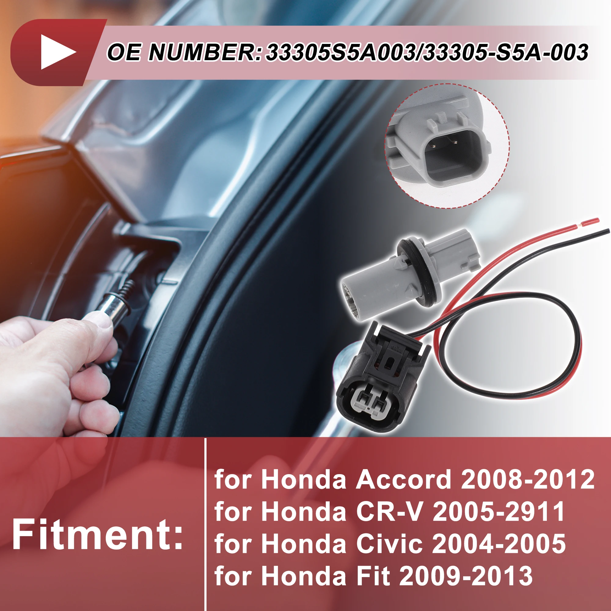 

UXCELL патрон для лампы указателя поворота для Honda Accord 2008-2012 No 33305S5A003