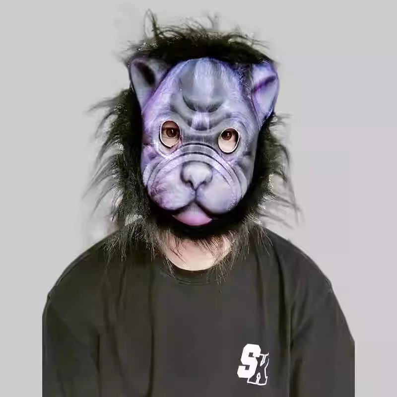 성인 및 어린이용 사파리 동물 얼굴 가면 코스프레 털복숭이 호랑이 사자 가면 무도회 테마 카니발 파티 장식 마디 그라스 마스크