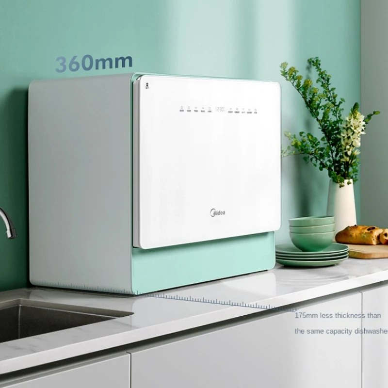 Посудомоечная машина Midea, полностью автоматическая бытовая маленькая настольная настенная сушилка и стиральная машина с горячим воздухом up2
