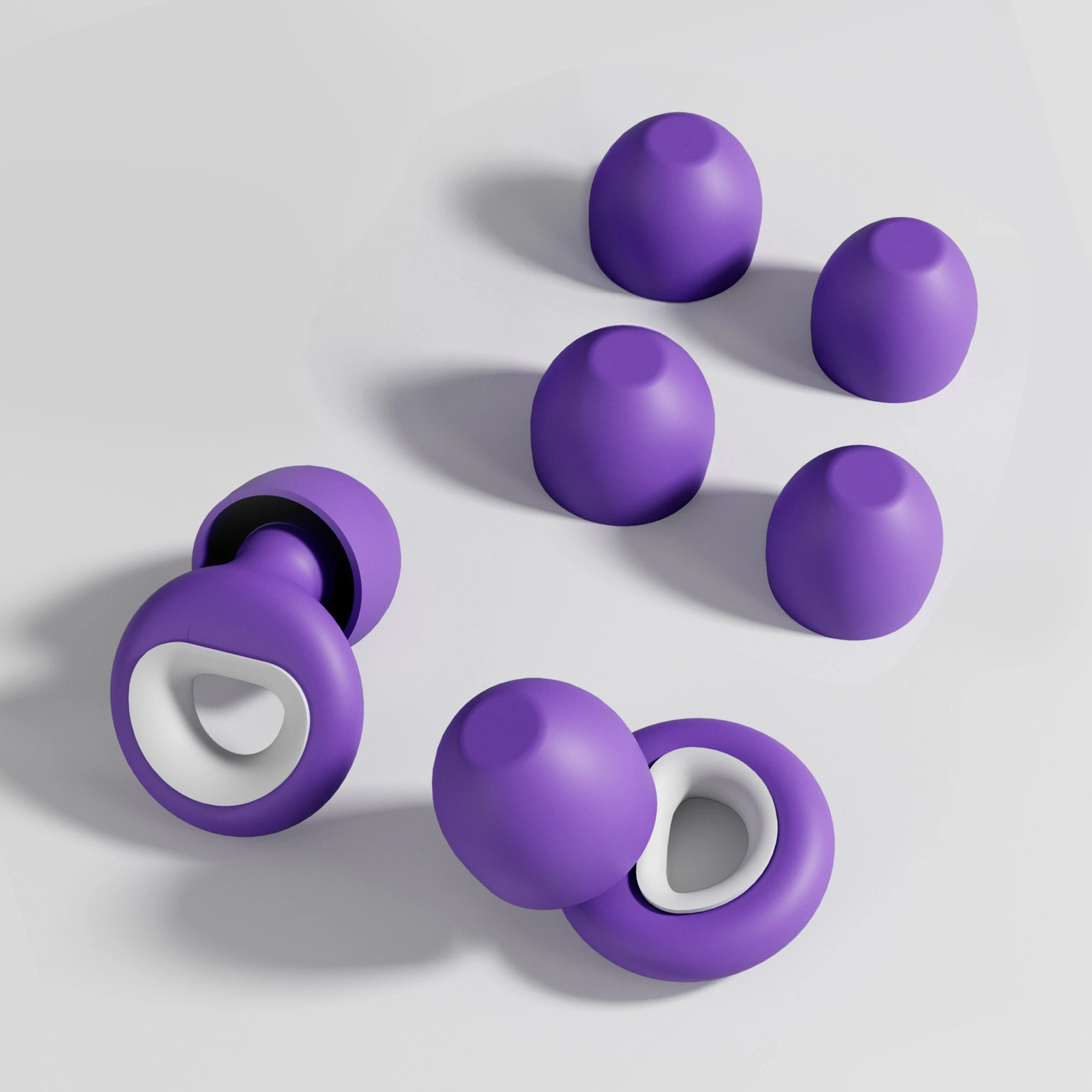 

Ultra-Comfy Silicone Ear Plugs Perfect For, Swimming, sleeping, learning, Concert, Motorcyclists & More