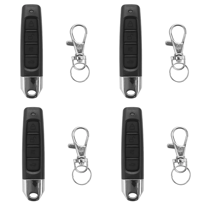 4X 433Mhz Remote Control Garage Gate Door Opener Remote Control Duplicator Clone Cloning Code Car Key A