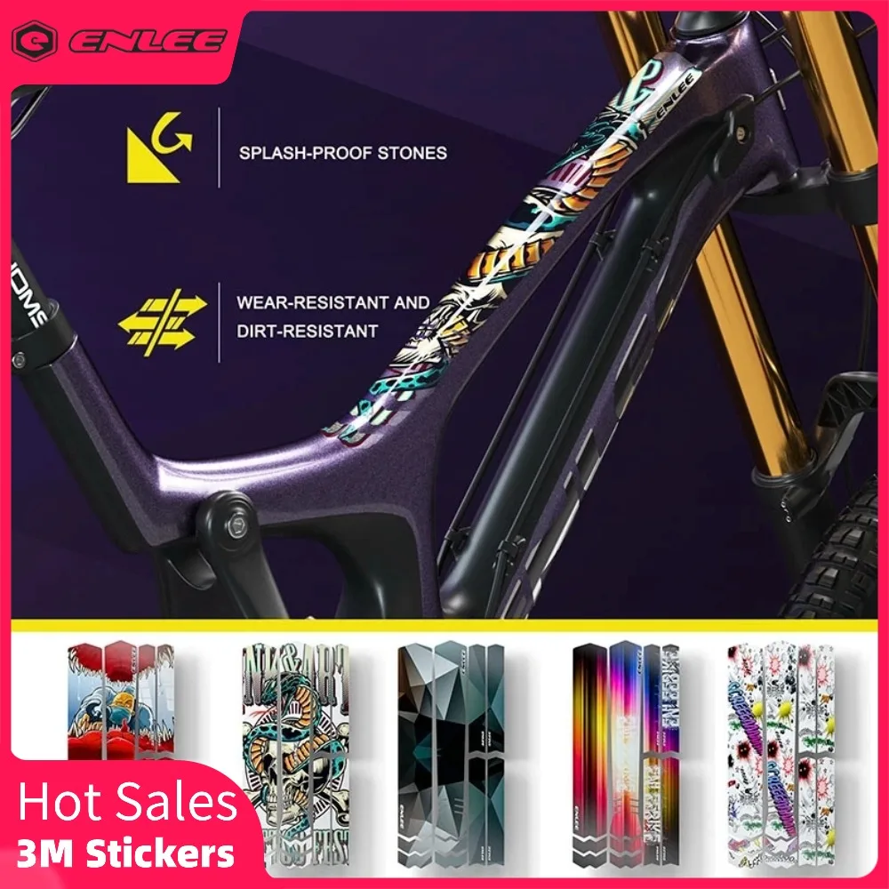 

ENLEE велосипедные наклейки 3 м наклейки рамка изменение цвета наклейки горный дорожный велосипед утолщенный ПВХ полная велосипедная пленка магазин велосипедов