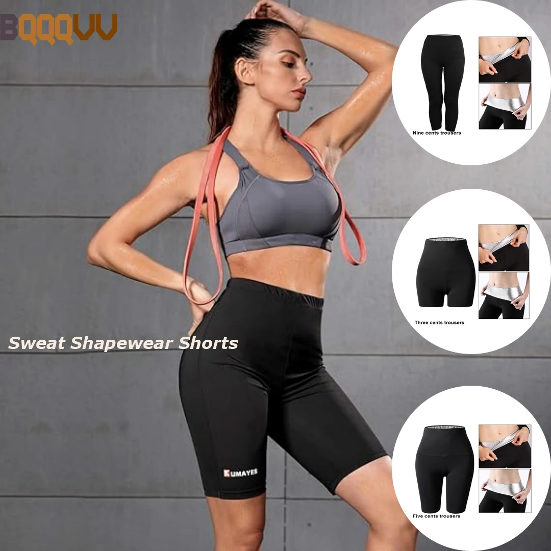 

Sauna Sweat Shapewear Shorts and Leggings for Women, Workout Pants, Weight Loss Sweatsuit, Lower Body Shaper, Gym Exercise, 1Pc