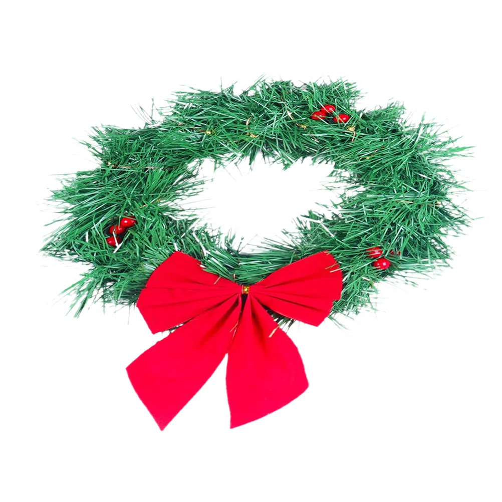 Car Christmas Wreath Party Decoration Front Door Outdoor Supplies Plastic Decorative Decorations