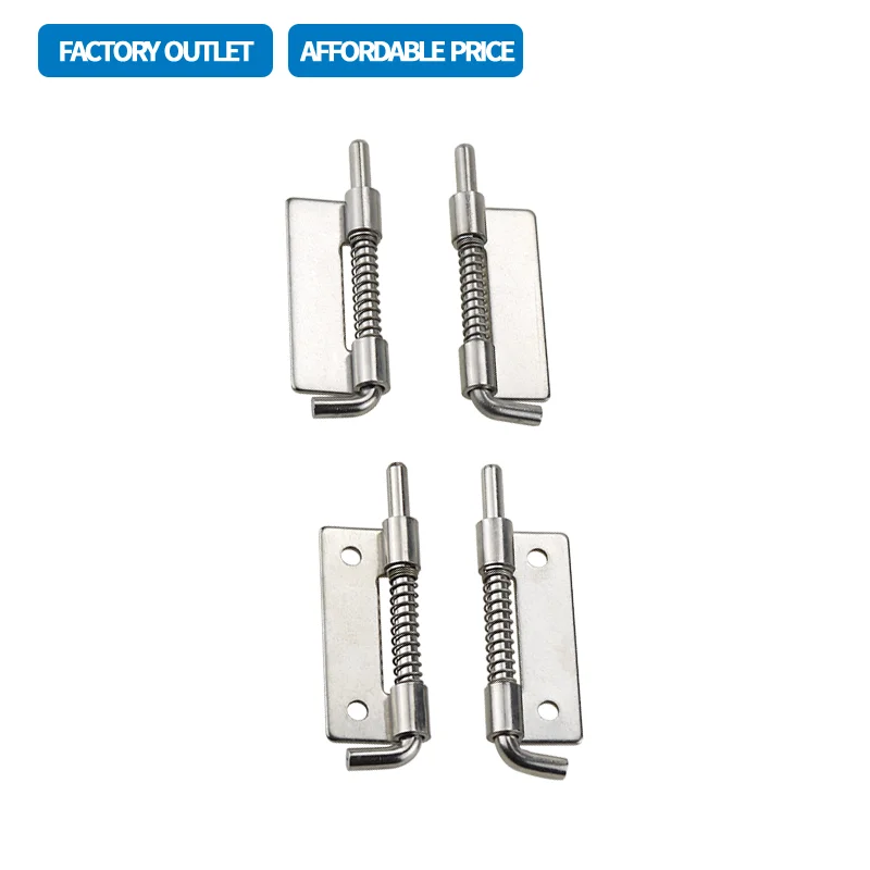 

Stainless Steel Spring Hinge 304 Pivot Distribution Cabinet Mechanical Box Door Rotating 180 Degrees