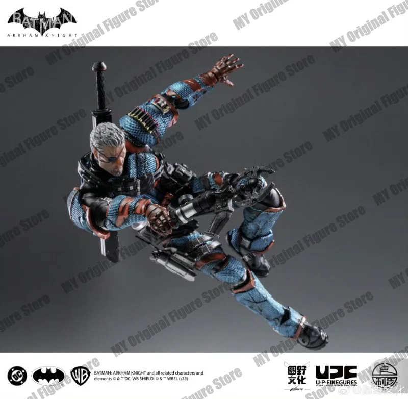 متوفر في المخزون U-P-Finegures Deathstrok Arkham Knight Action Figure LPZZ V8.04 بدلة باتمان أرقام 1/12 مجموعة DC لعبة متعددة الكون