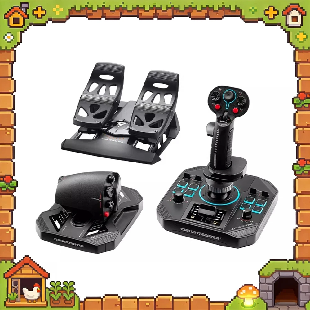

Игровой джойстик THRUSTMASTER SOI-R 4 для симуляции полетов с настраиваемой ручкой управления, совместимый с игровым экосистемой, для ПК, в качестве подарка