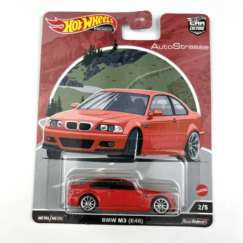 Hot Wheels Premium Cars AutoStrasse MERCEDES-BENZ 280 SEL/ BMW M3 E46/ LAMBORGHINI URUS 1/64 Collection Die-cast Model FPY86