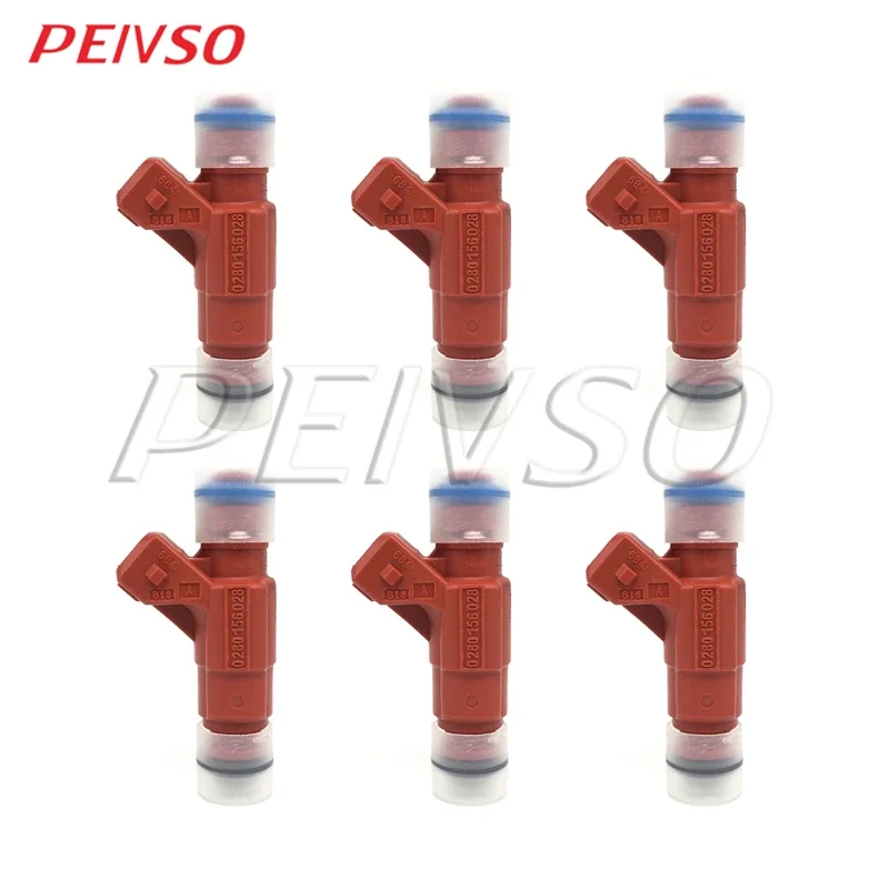 

PEIVSO 6pcs 0280156028 1L2E-C5A 822-11139 CM4966 Fuel Injector For FORD&MERCURY EXPLORER / MOUNTAINEER 4.0L V6