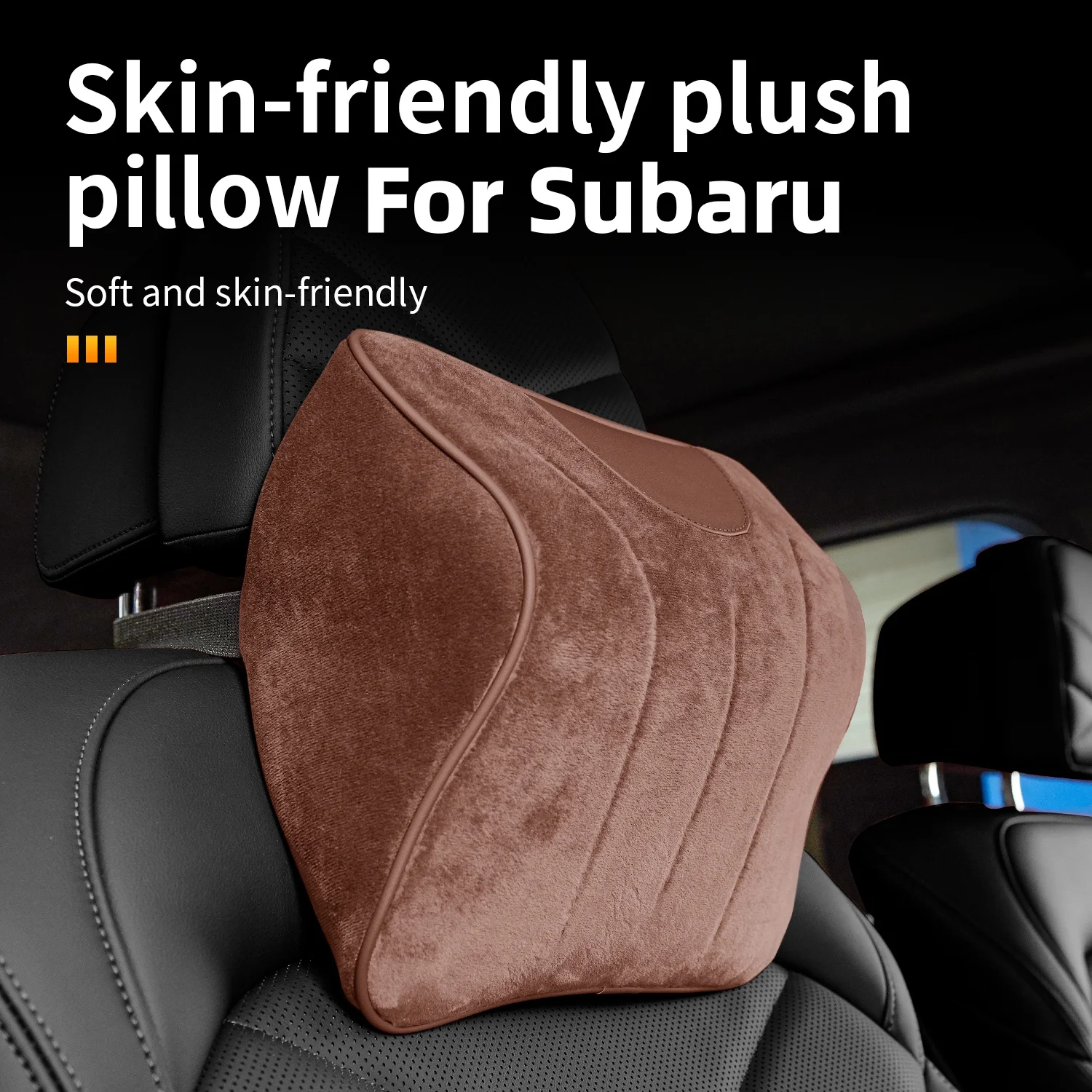 Cozy Plush Car Seat Neck Pillow Ideal for Cold Weather Use For Subaru Impreza WRX Legacy Forester Outback Ascent Levorg