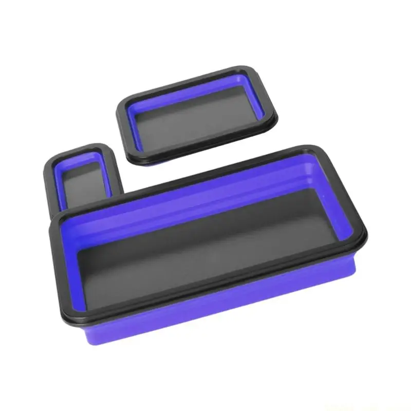 A2BE Nonslip Silicone Tool Foldable Design Storage Tray For Mechanics Hobbyists Home Use