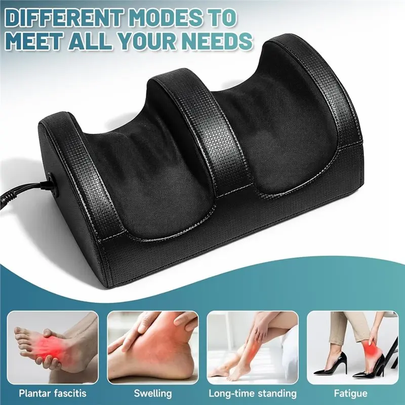 [Heavy Duty】 Foot And Calf Massager With Heating Function, Includes Massage Roller, Relaxing Leg Muscle Relief For Home Or Offic