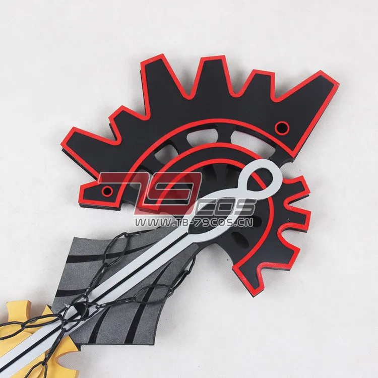 Game Kingdom Hearts Aqua Key Sword Cosplay Prop Halloween Christmas Fancy Party Costumes Accessories