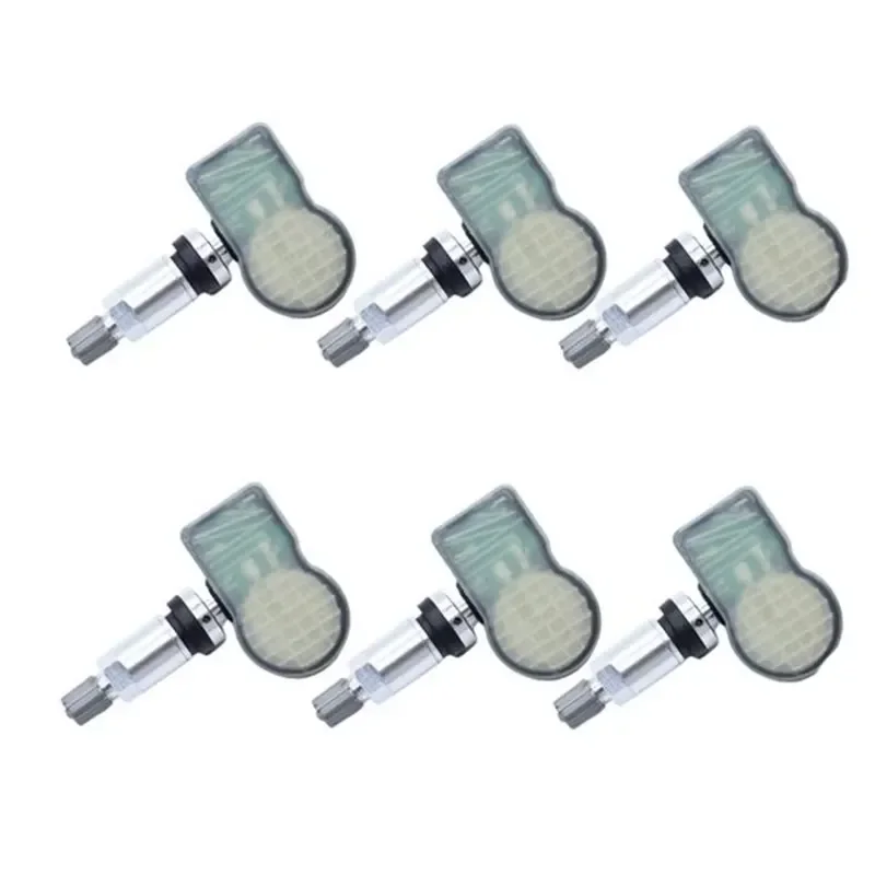 6Pc Tire Pressure Sensor Programmable MX Sensor 315MHZ+433Mhz 2 In 1 Universal Autel Tool TS408 TS508 ITS600 TPMS Sensor