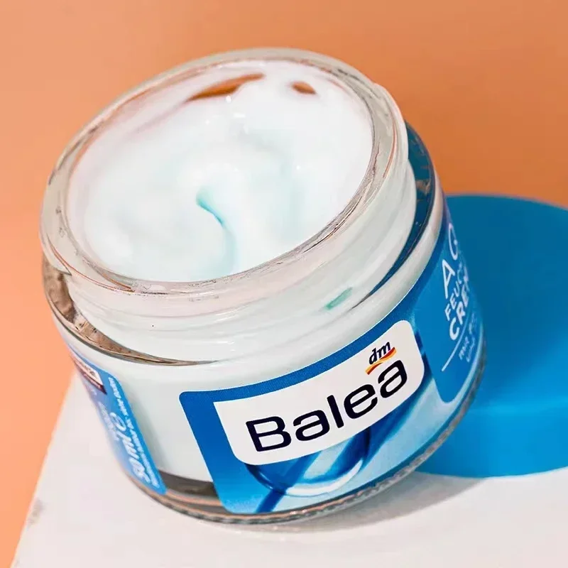 

German Original Balea Cream Hyaluronic Acid Moisturizing Cyanobacteria Hydration Gel Cream 50ml Soften Lines Wrinkle Skin Care