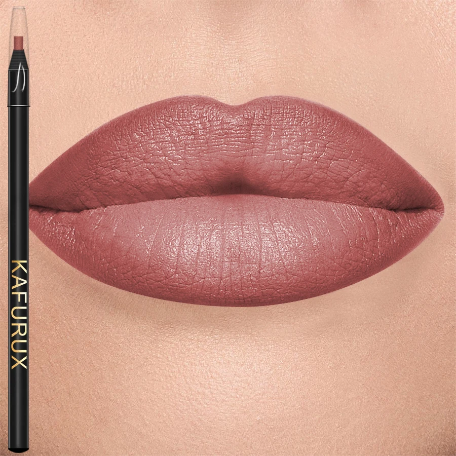 12 Colors Waterproof Matte Lip Liner Contours Lips Shades Lipstick Non-sticky Cup  Sexy Red Lip Tint Lip Pencil Korean Makeup