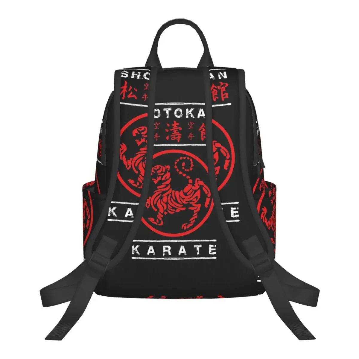Shotokan Karate (white Text) Student Backpack School Bag Hiking Travel Daypack for Men Women Bookbag Shoulder Bags