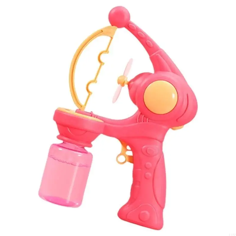 F19F Children Bubble Toy Bubble Blower Guns Electric Bubbling Party Garden Beach
