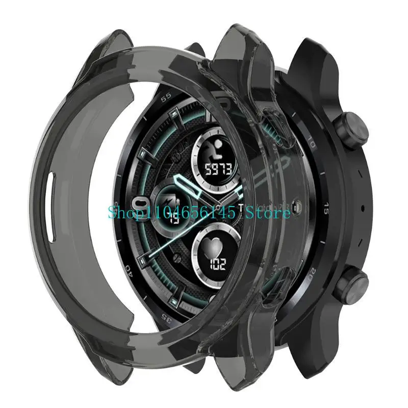Compatible With Ticwatch Pro 3 Lite for Case Durable Screen Protector Shockproof Wear Resistant for Shell for Smart Watc