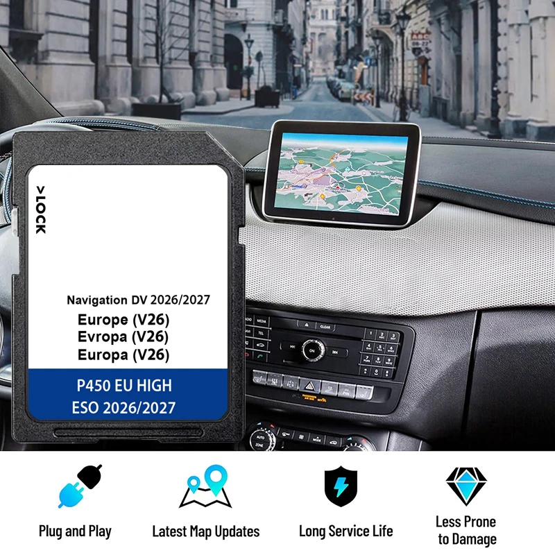 

2026-2027 for VW Discover Pro Navigation DV V26 SD Card 64GB 510919866CC UK Europe Maps Sat Nav SD Card