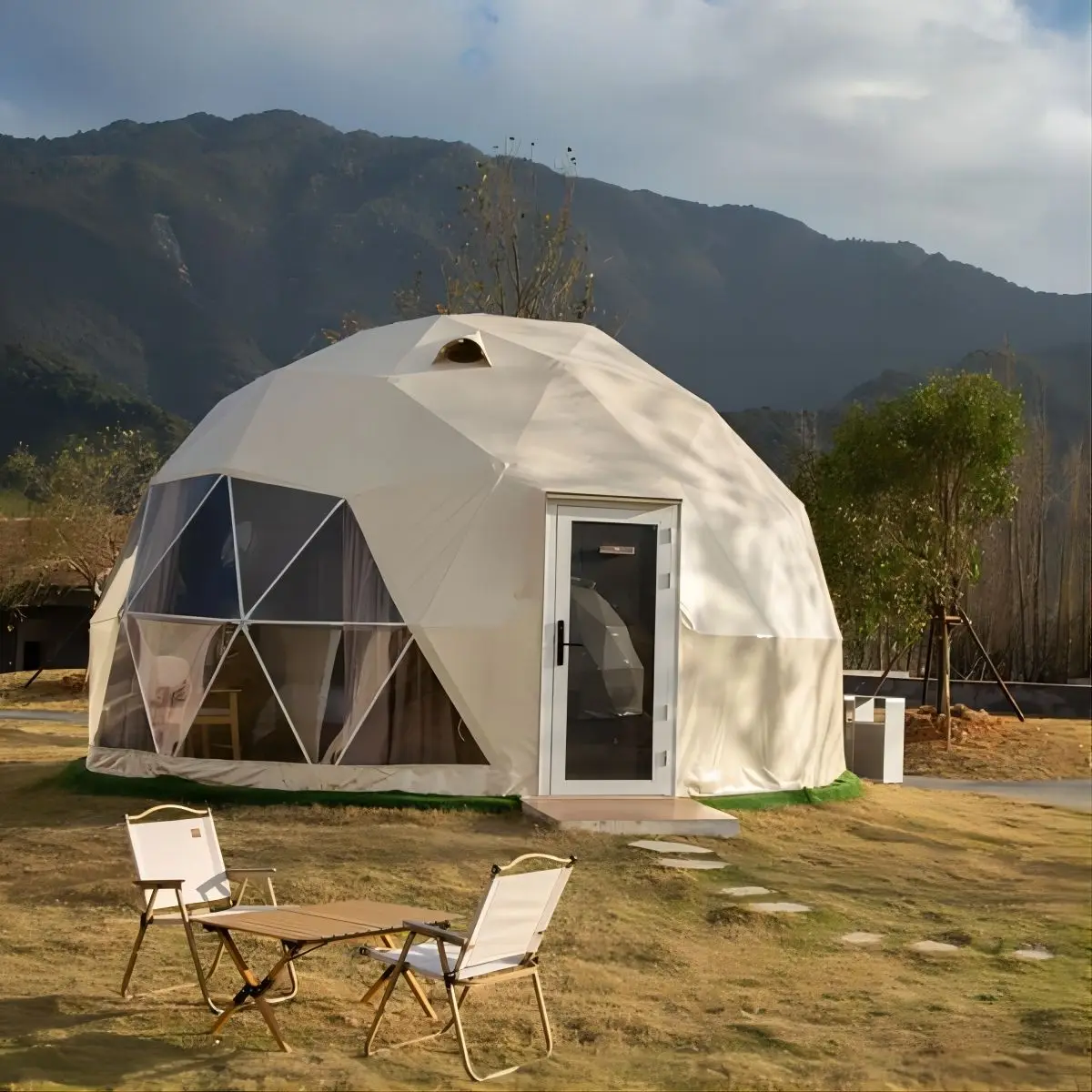 

Luxury PVC Dome Cabin for Outdoor Camping Family Parties Hotels Dome Tent with Custom Logo