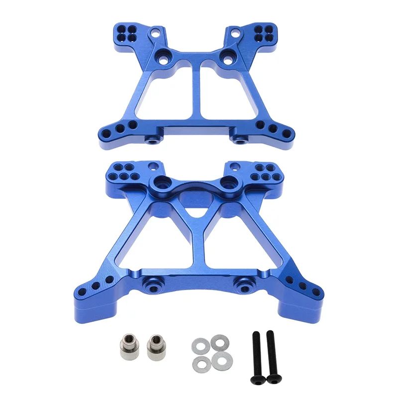 

2pcs Metal Front and Rear Shock Tower 6838 6839 for 1/10 Traxxas Slash 4X4 VXL Stampede 4X4 VXL RC Car Upgrades Parts