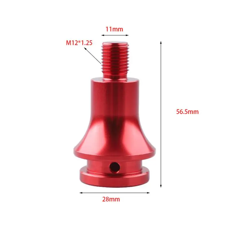 New Car Manual Gear Shift Knob Adapter M12x1.25 Thread For Dustproof Sleeve Fixed Limiter