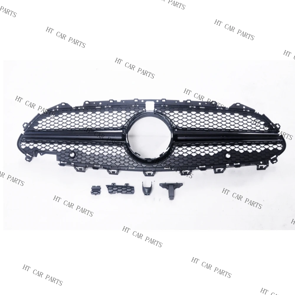 1 Piece Black AMG Style of Front Bumper Grille For Mercedes Benz CLS Class C257 W257 CLS400 CLS450 2019-2022