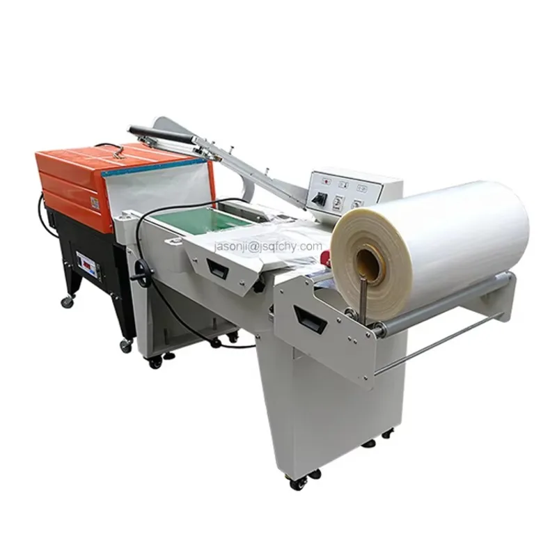 Semi-automatic Sealing Wrapping Shrinking Packing Machine For Door Board Plastic Plate