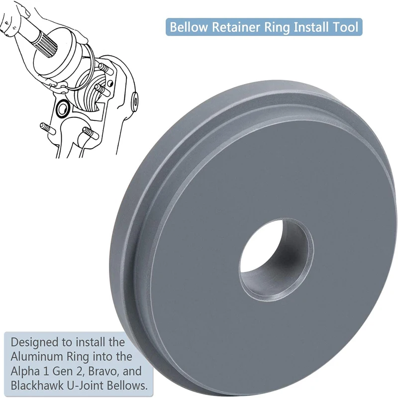 ANX Bdu.com-Outil d'installation de bague de retenue et outil de goupille de charnière, Mercruiser Mercury Alpha 1 Isabel 2 Bravo, accessoires de bateau Marinos