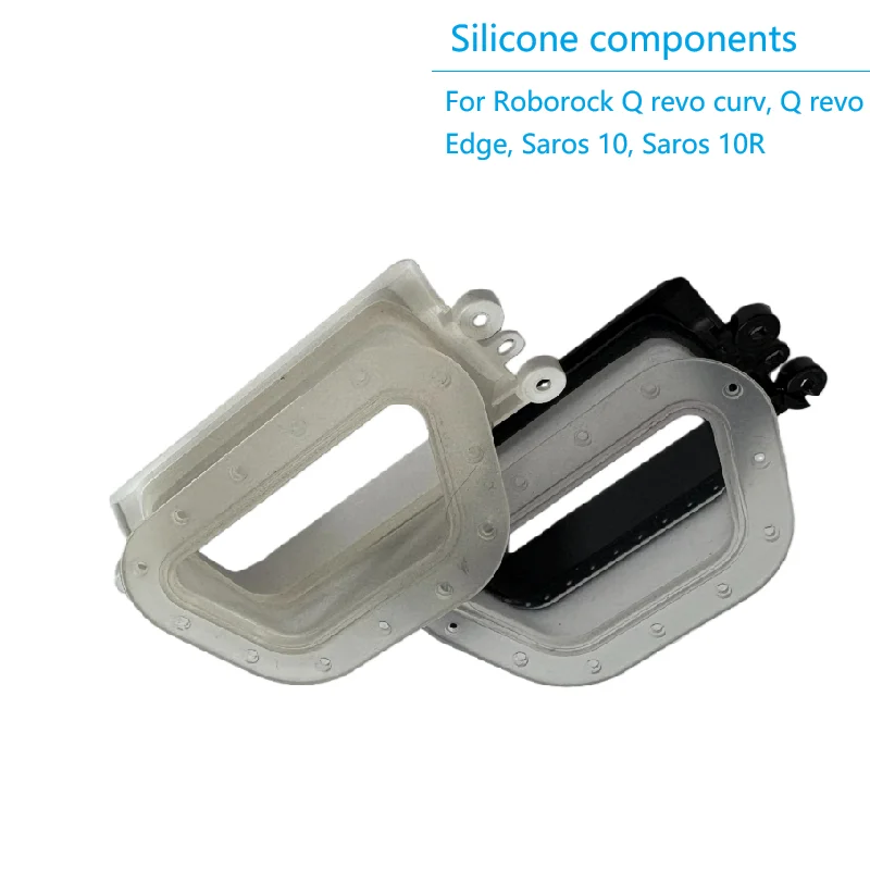 Componentes de silicona de repuesto originales para Roborock Q revo Curv Saros 10 ensamblados en piezas de goma de caja de cambios de cepillo principal