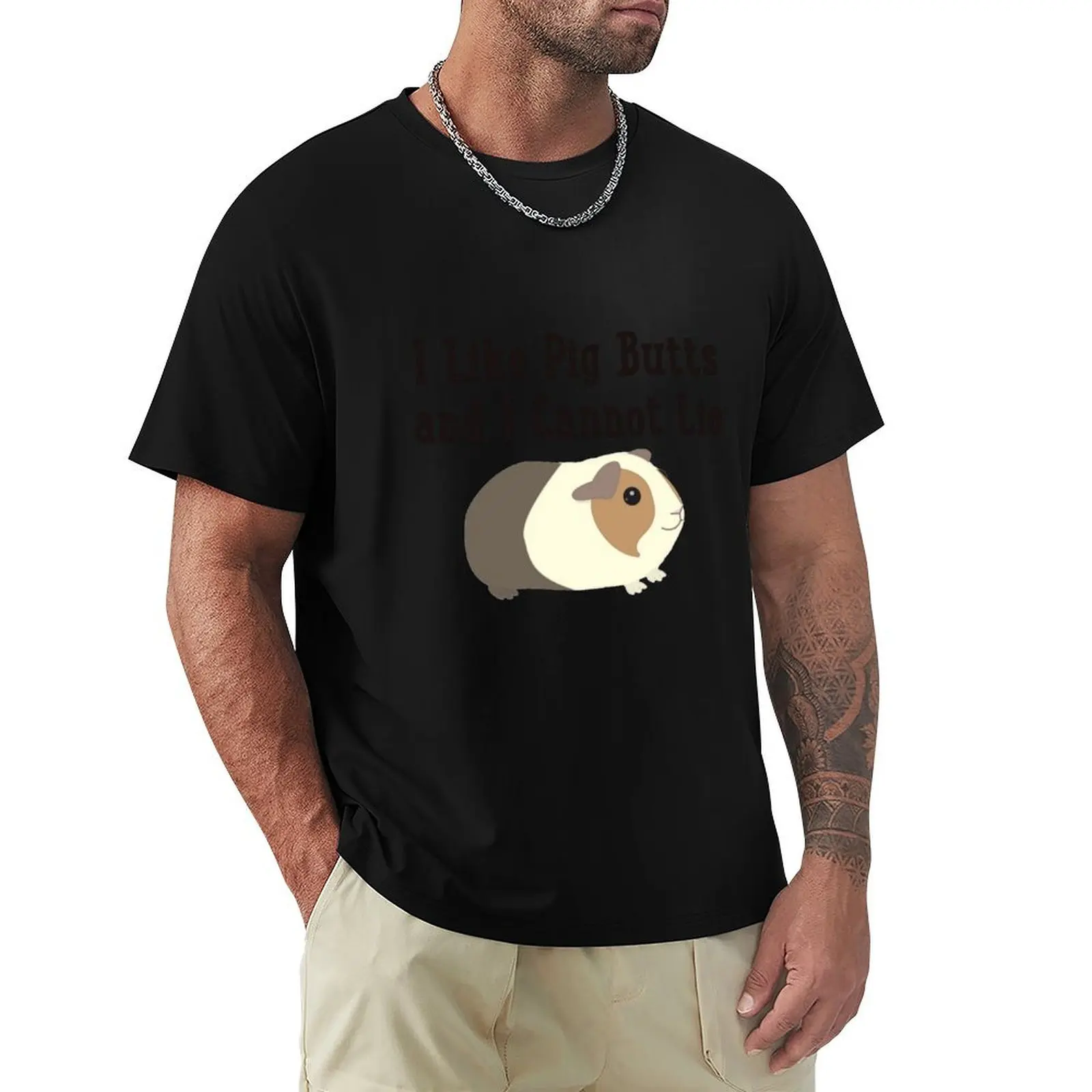 

Guinea Pig Butts T-Shirt Work Wear Lightweight Tee
