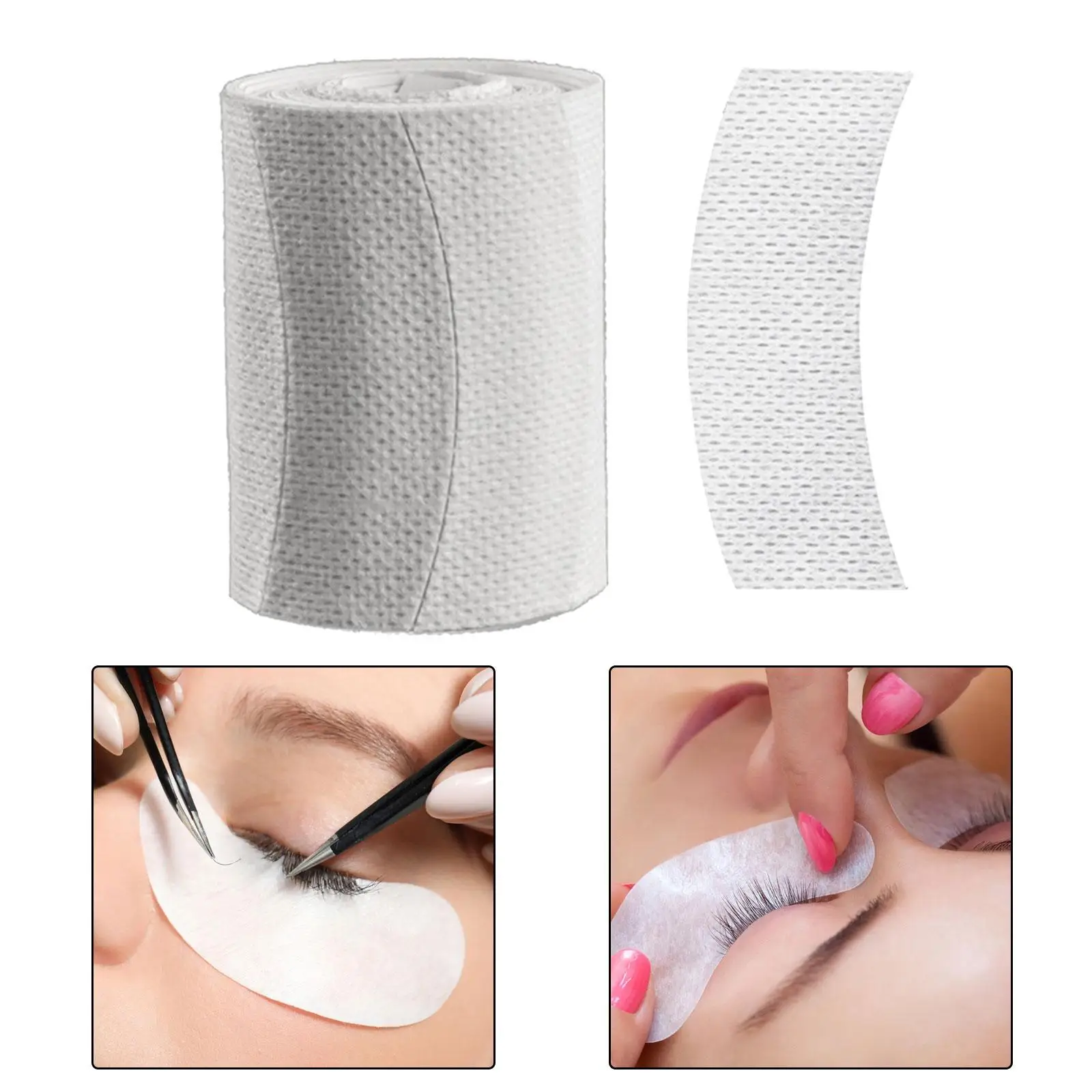 110 Pieces Lash Extension under Eye Pads Eye Patches Shape Premium Breathable Eye Protector Pad Eyelash Grafting Cushion