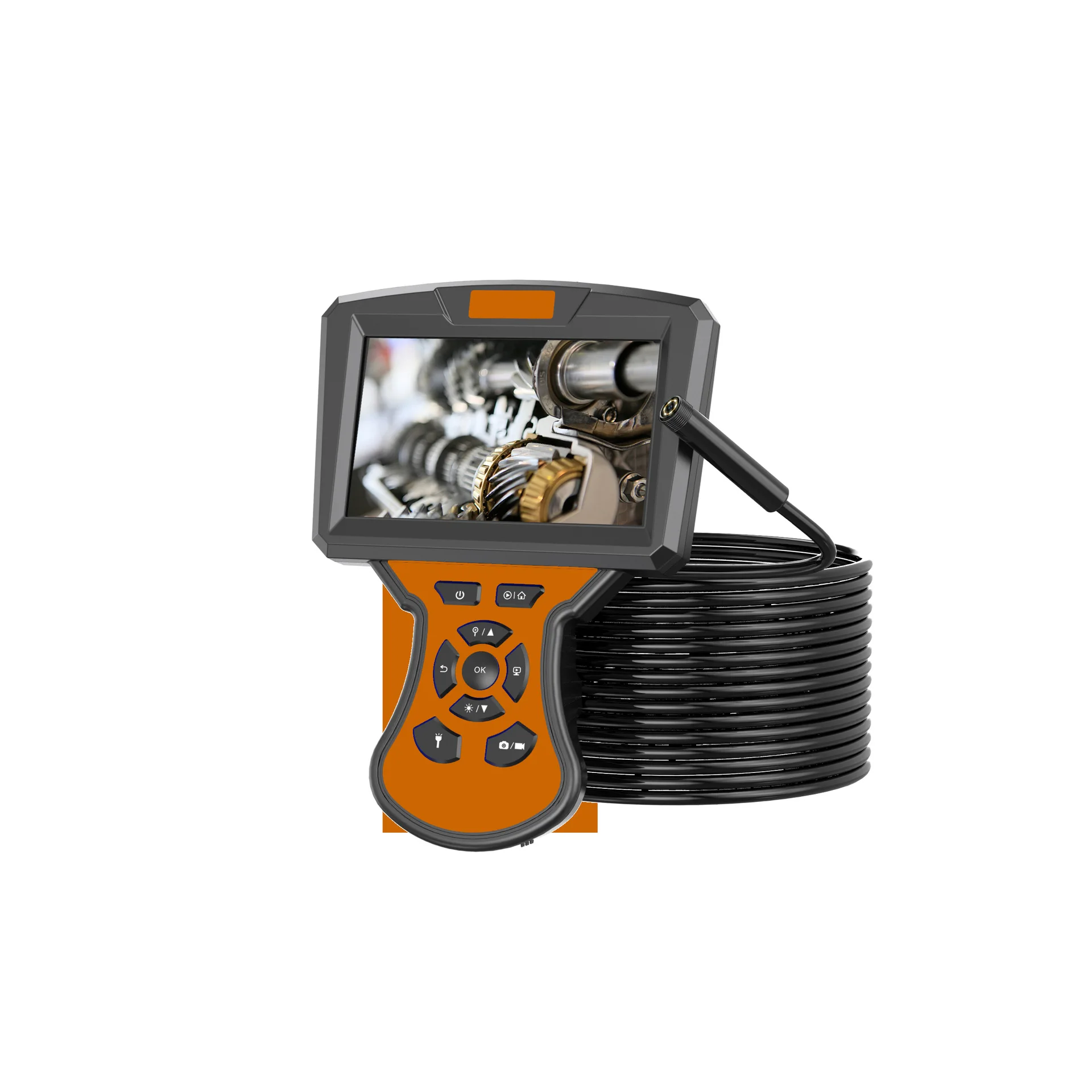 Industrial endoscope 1080P, portable single and dual camera endoscope