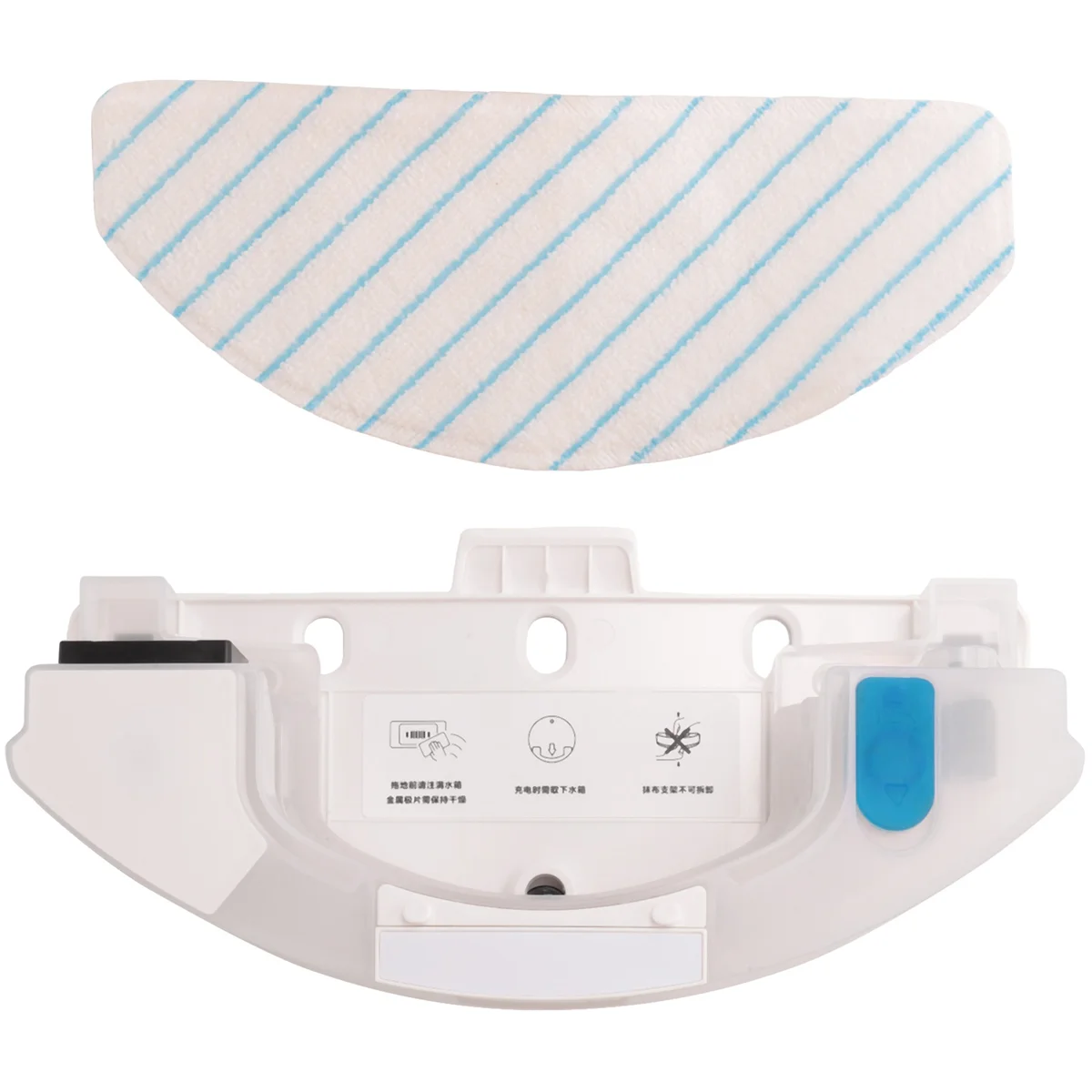 Sistema de fregado de tanque de agua con función de fregado para Deebot T9 Power T9 Max, piezas de Robot aspirador blanco