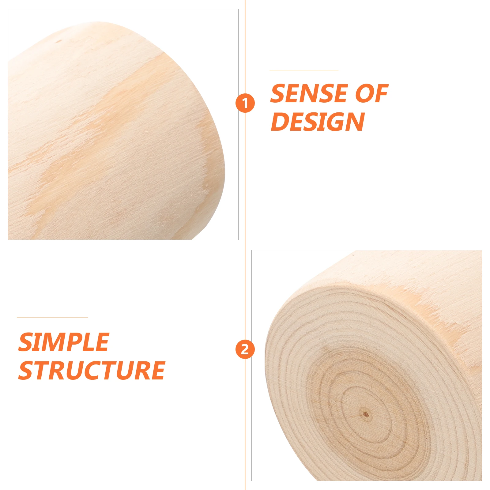 

Natural Wood Stump Decoration Holder for LED Tealights Home Kitchen Table Centerpiece Wooden Ornament Small Gift Wood