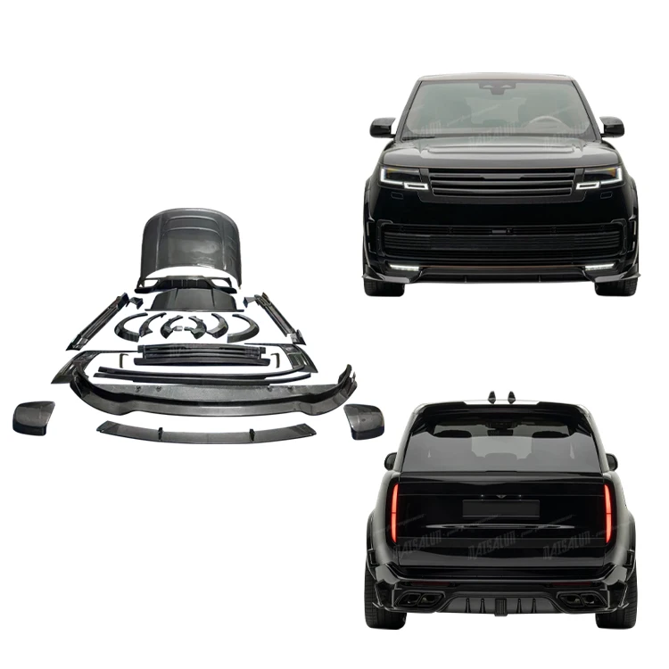 

Dry Carbon Body Kit for Range Rover SV Car Auto Accessories M Style Front Lip Rear Diffuser Hood Side Skirts BodyKit